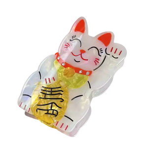 Lucky Cat Claw Clip