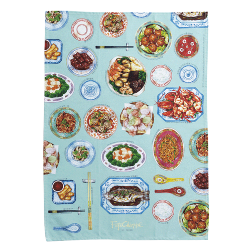 Fête Chinoise Tea Towel