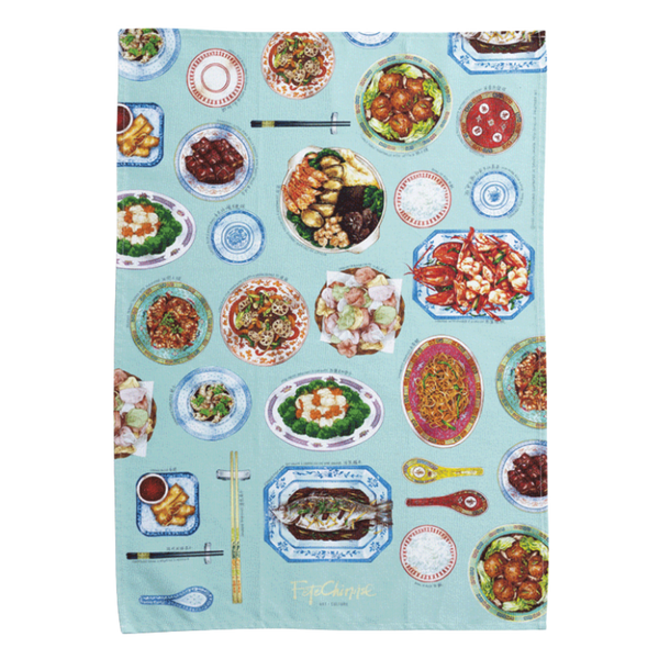 Fête Chinoise Tea Towel