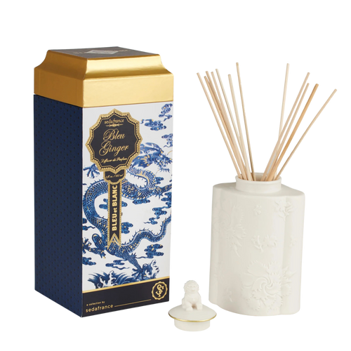 Bleu Ginger Bleu Et Blanc Diffuseur