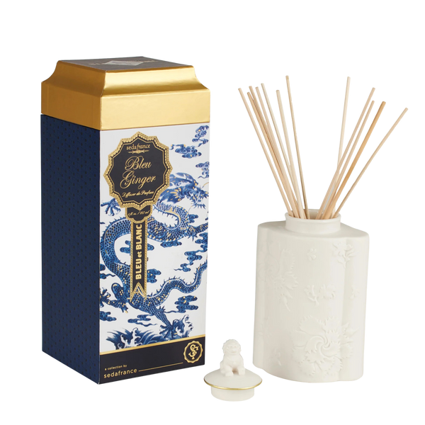 Bleu Ginger Bleu Et Blanc Diffuseur