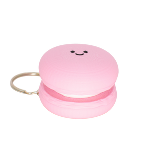 Smiley Macaron Clicker Keychain