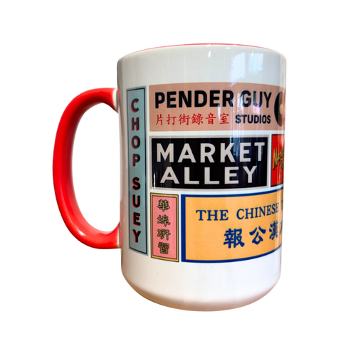Chinatown Shop Signs Mug