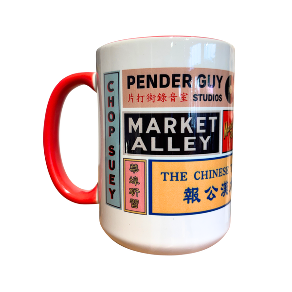 Chinatown Shop Signs Mug