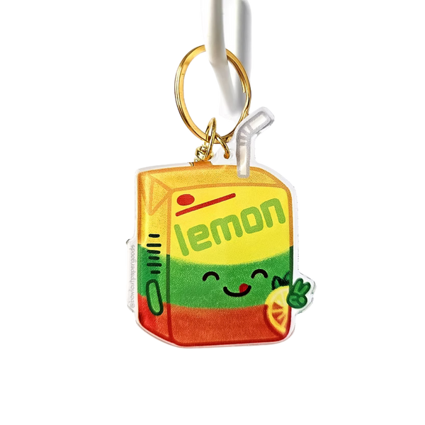Lemon Tea Acrylic Keychain