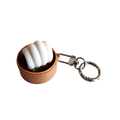 Chinese Sausage Bun Clicker Keychain