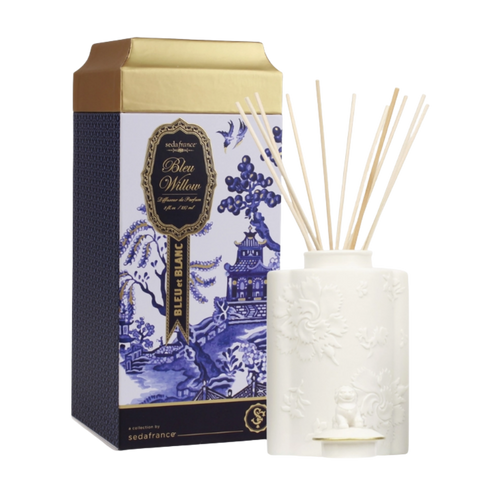Bleu Willow Bleu Et Blanc Diffuseur