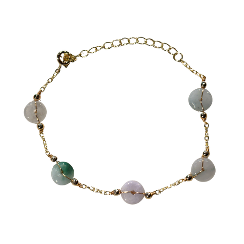 Classic Jade Donut Bracelet