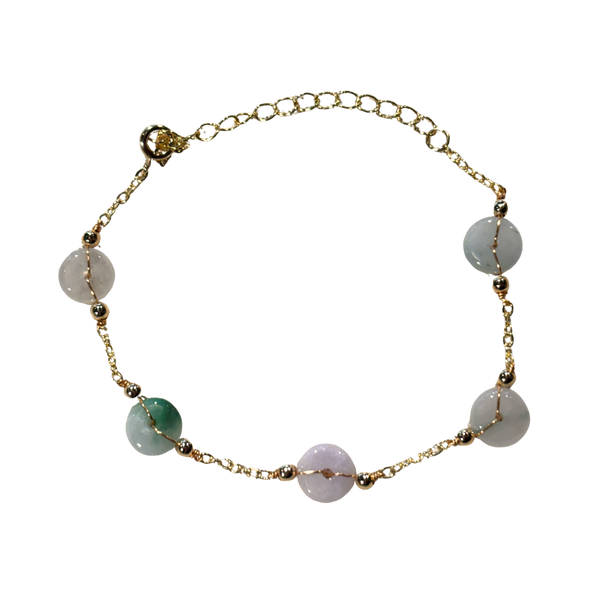Classic Jade Donut Bracelet