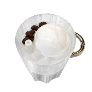 Red Bean Ice Clicker Keychain