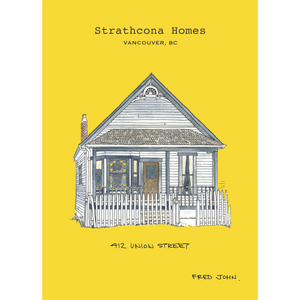 Fred John Strathcona Homes Colourful Greeting Cards