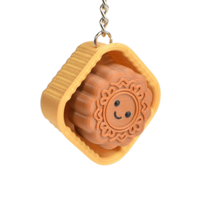 Yummy Mooncake Clicker Keychain