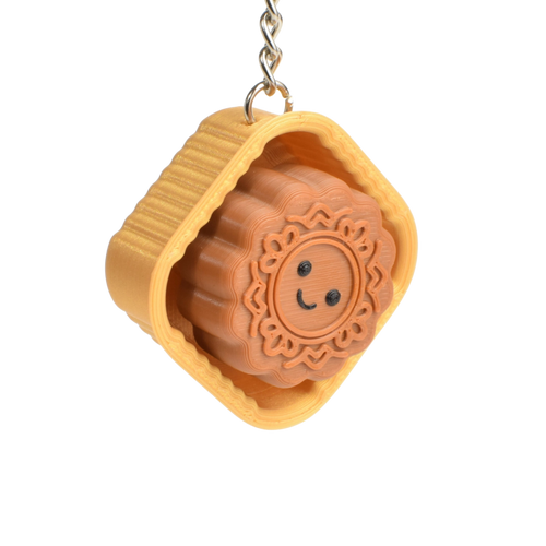 Yummy Mooncake Clicker Keychain