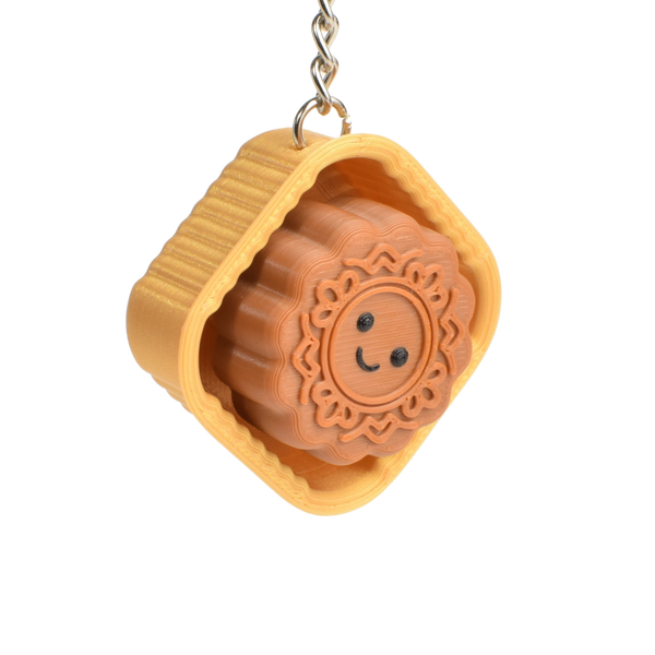 Yummy Mooncake Clicker Keychain