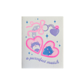 Puuurfect Match Risograph Greeting Card