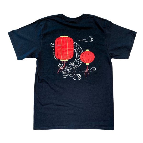 FHC x Justine Crawfart Dragon and Lantern T-shirt