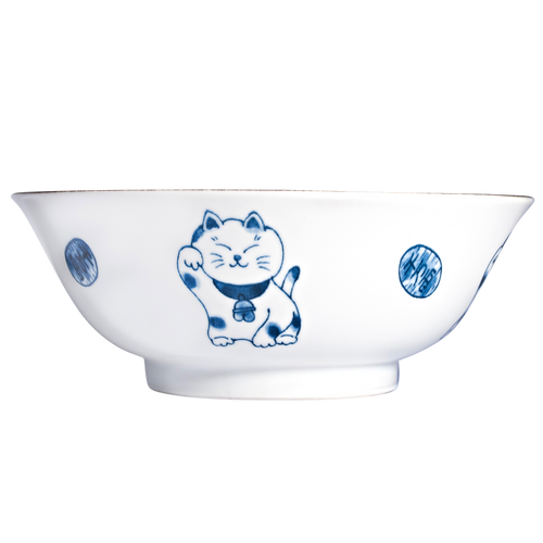 Lucky Cat 34oz Bowl