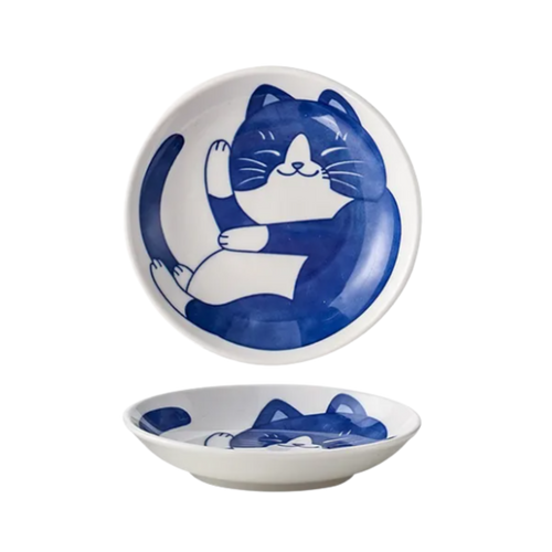 Lucky Cat Sauce Dish