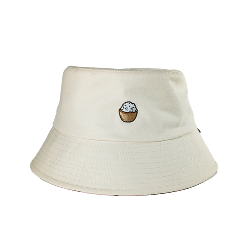 Rice Rice Rice Reversible Bucket Hat
