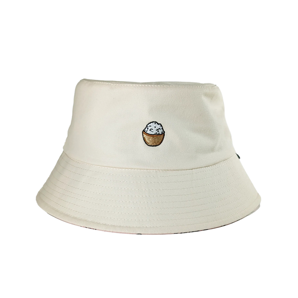 Rice Rice Rice Reversible Bucket Hat