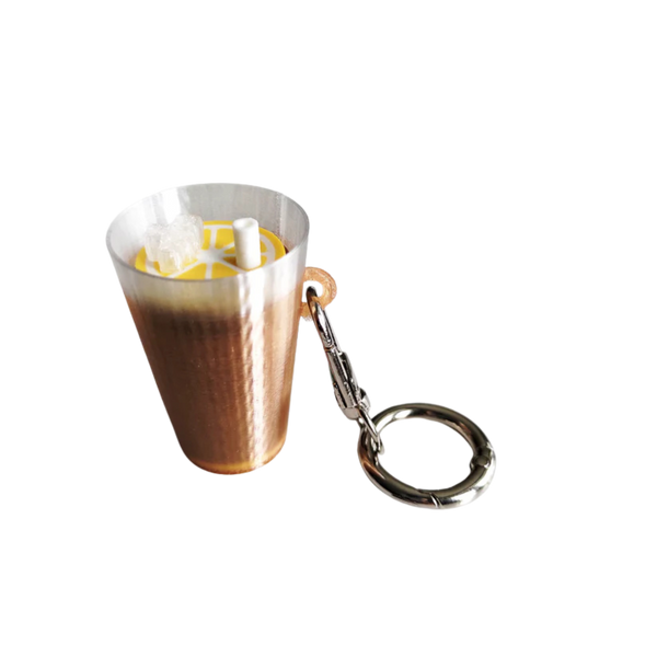Iced Lemon Tea Clicker Keychain