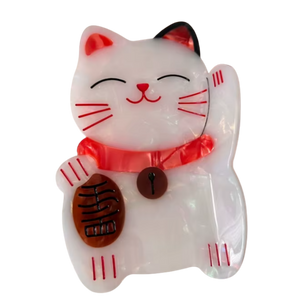 Lucky Cat Claw Clip