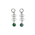 Jade Chinese Knot Earrings