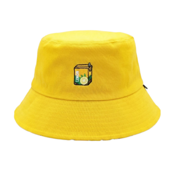 Lemon Tea Reversible Bucket Hat