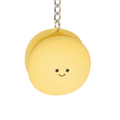 Smiley Macaron Clicker Keychain