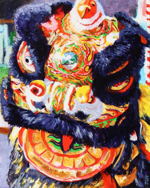 VPD Lion Dance Painting