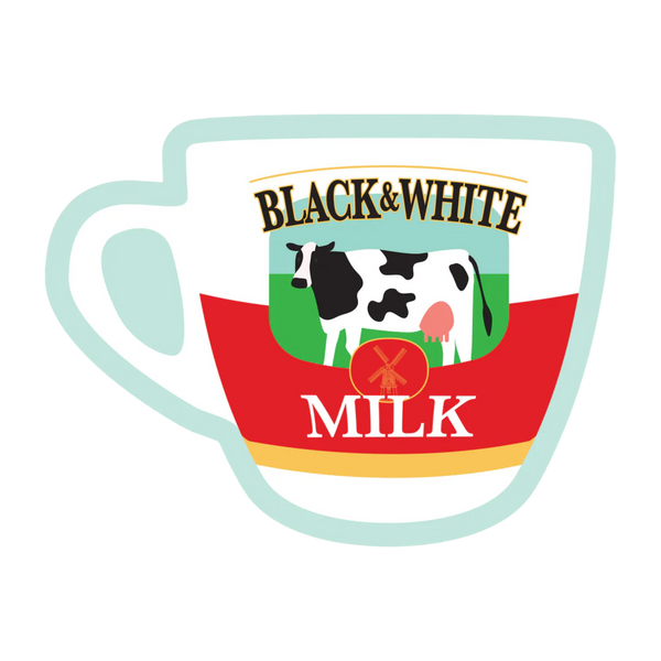 Condensed milk vinyl sticker