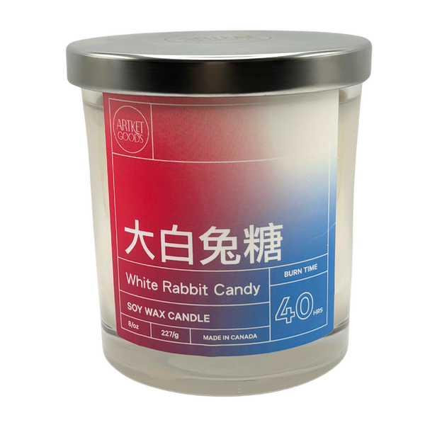 White Rabbit Candy Soy Wax Candle