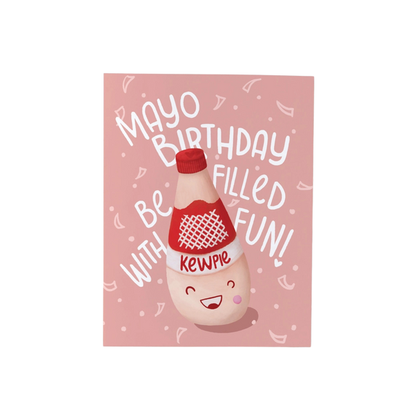 Kewpie Mayo Asian Inspired Birthday Card