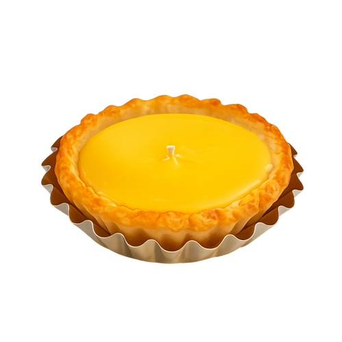 Realistic Egg Tart Candle