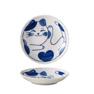 Lucky Cat Sauce Dish