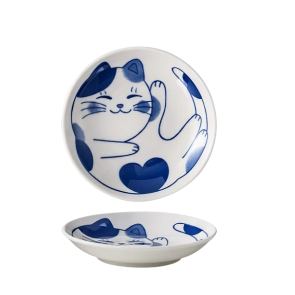 Lucky Cat Sauce Dish