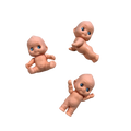 Assorted Kewpie Baby Erasers