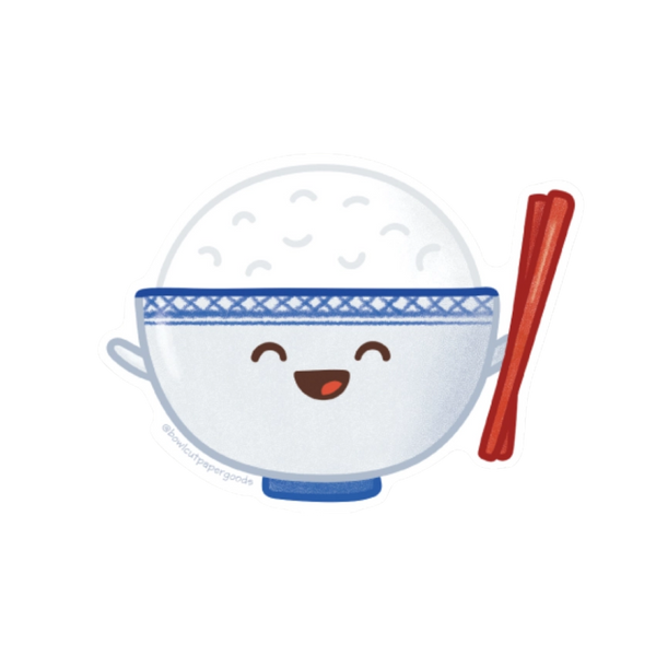 Bowl of Rice Sticker