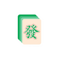 Mahjong Fat Tile Vinyl Sticker