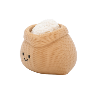 Chubby Rice Sack Fidget Clicker Keychain