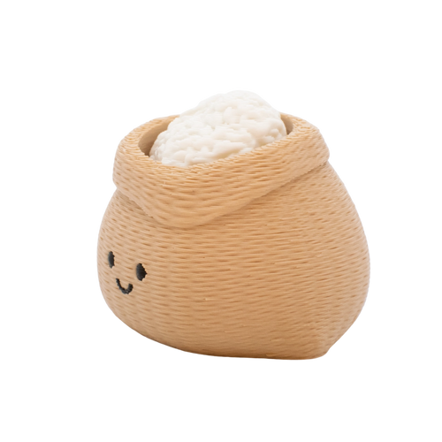 Chubby Rice Sack Fidget Clicker Keychain
