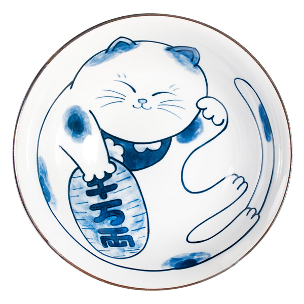 Lucky Cat 34oz Bowl