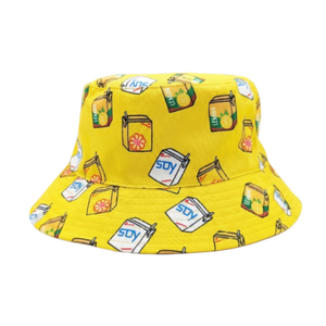 Lemon Tea Reversible Bucket Hat