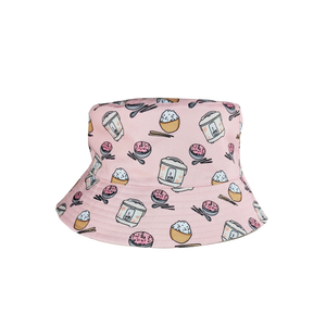 Rice Rice Rice Reversible Bucket Hat