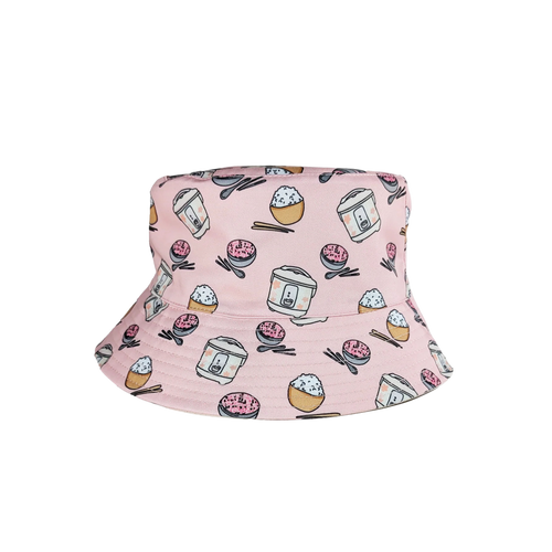 Rice Rice Rice Reversible Bucket Hat
