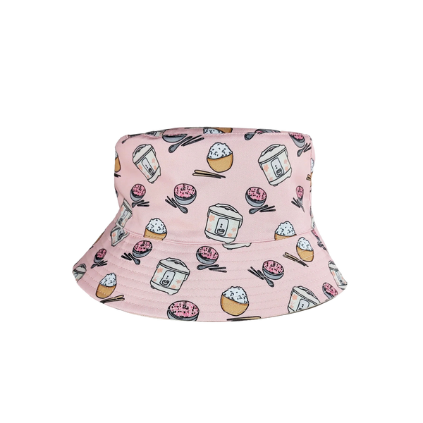 Rice Rice Rice Reversible Bucket Hat