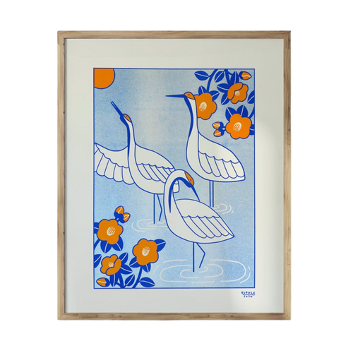 Kazoku Risograph Art Print