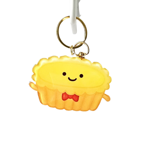 Egg Tart Acrylic Keychain