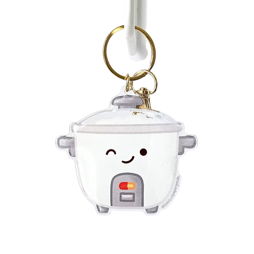 Rice Cooker Acrylic Keychain