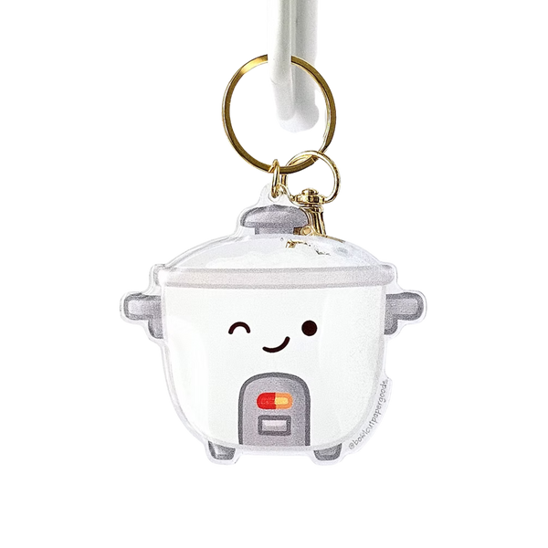 Rice Cooker Acrylic Keychain